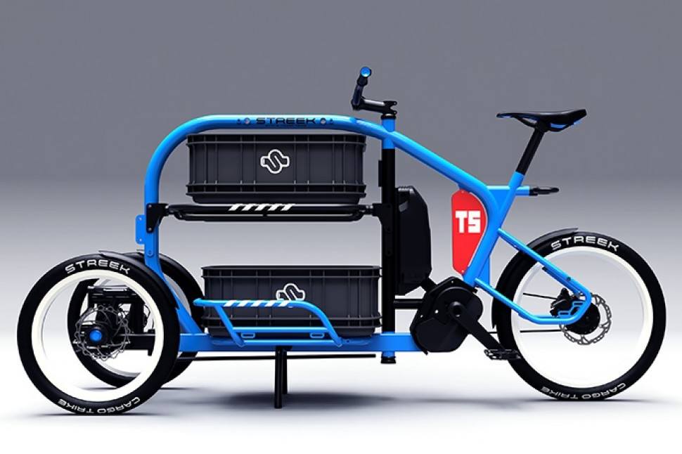 The Streek e cargo trike is built around a new way of carrying